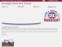 Tablet Screenshot of gunsightllc.com